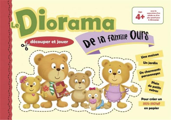 Le diorama de la famille ours