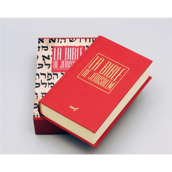 Bible de Jérusalem, compacte, rouge