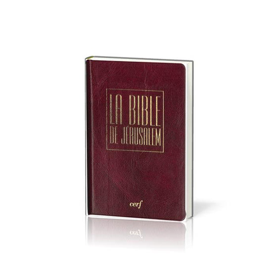 Bible de Jérusalem, de poche, bordeaux