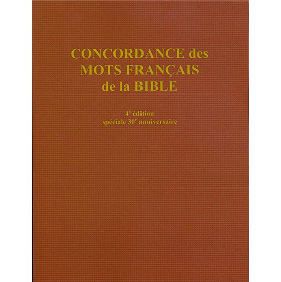 Concordance des mots français de la Bible
