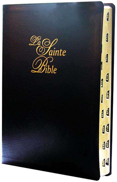 Bible Segond 1910 gros caractères, grand format, noire