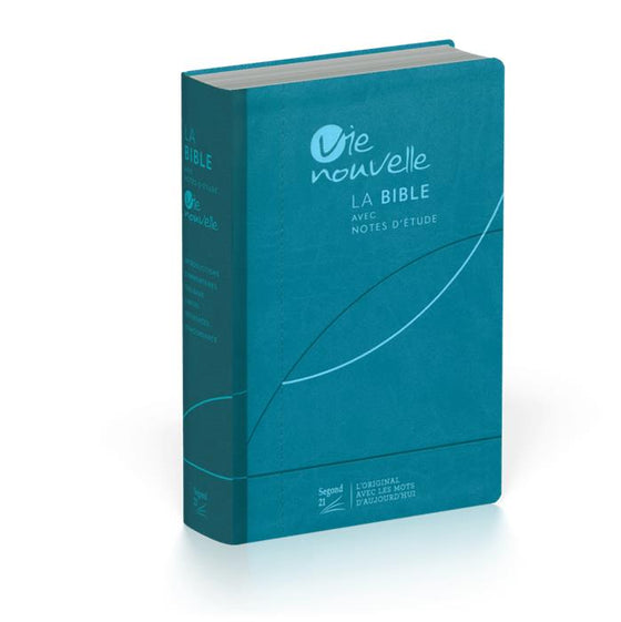 Bible d´étude Vie nouvelle Segond 21 Bleue vivella souple