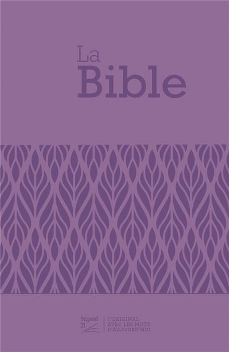 Bible Segond 21 compacte Vivella violet souple