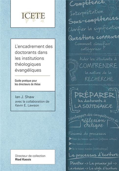 L'encadrement des doctorants dans les institutions théologiques évangéliques