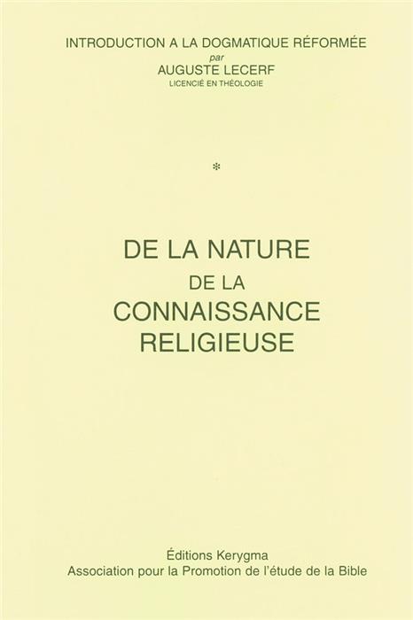 Introduction à la dogmatique réformée tome 1 et 2