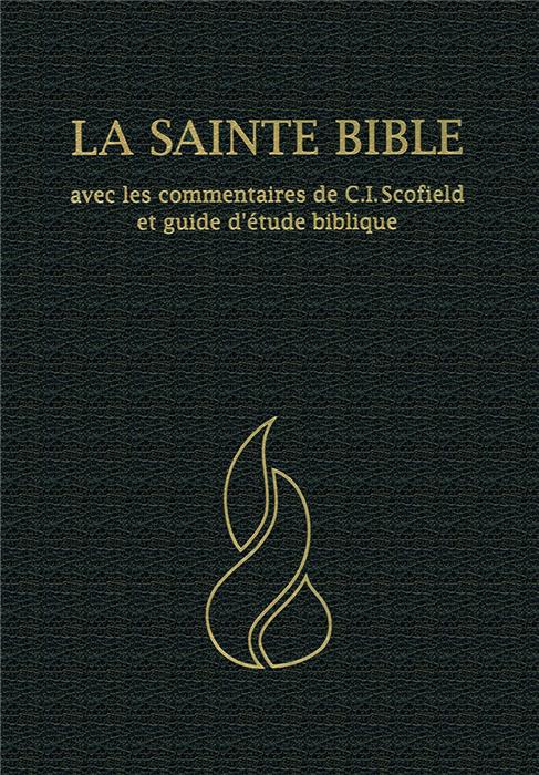 Bible d'étude NEG Scofield Noire souple Tranche dorée avec onglets