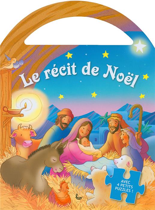 Le récit de Noël avec 4 petits puzzles