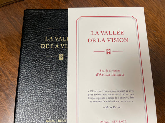 La vallée de la vision (édition spéciale noire cuir composite, tranche or)