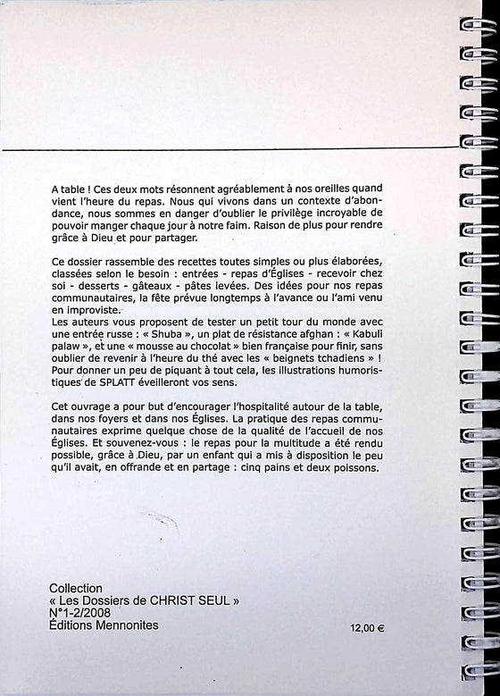 Cinq pains et deux poissons : Les dossiers de Christ Seul vol.1-1-2008