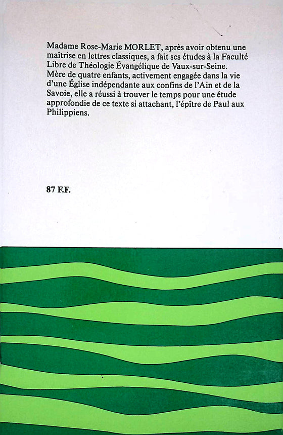 L'épître de Paul aux Philippiens