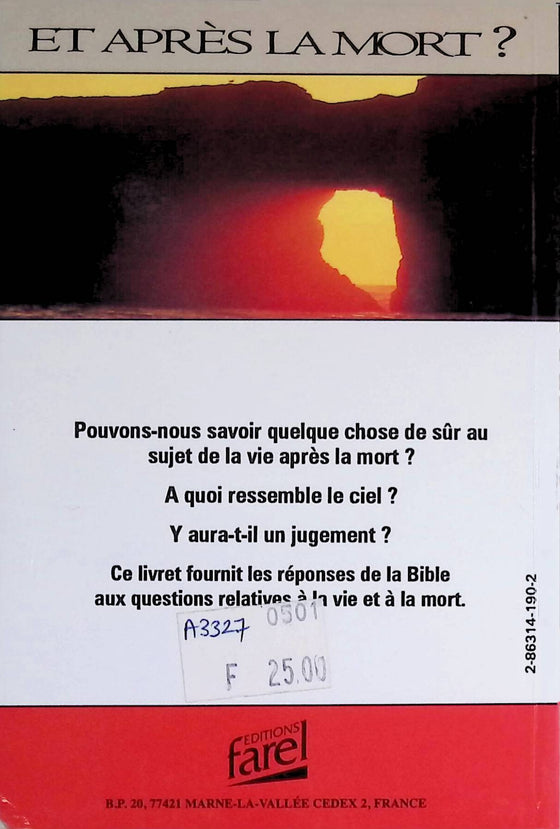 Et après la mort ? Questions et réponses au sujet de la vie après la mort