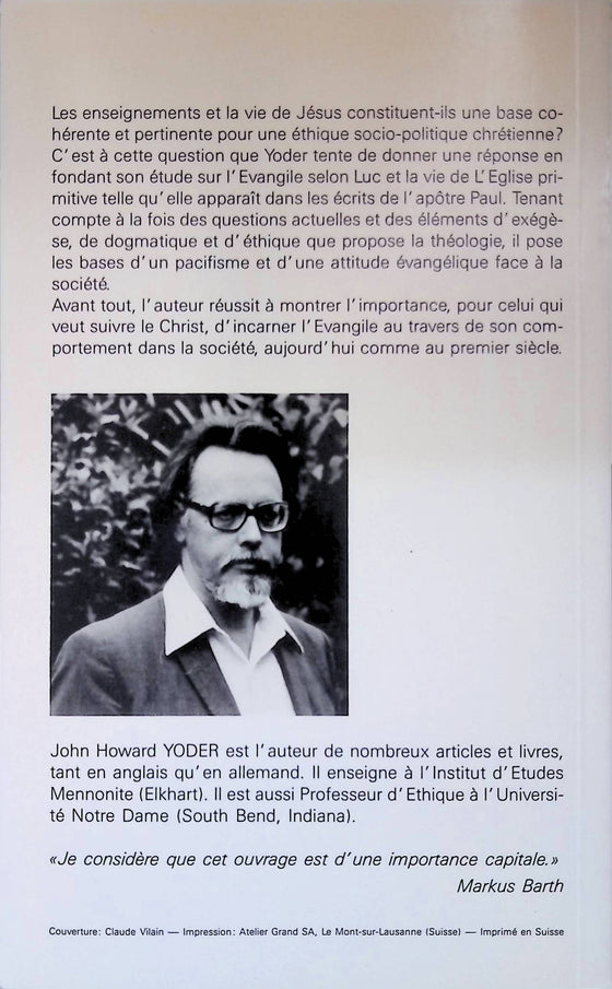 Jésus et le politique : La radicalité éthique de la croix