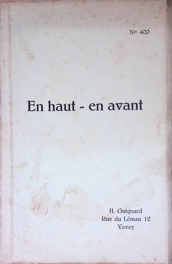 En haut - en avant n° 400