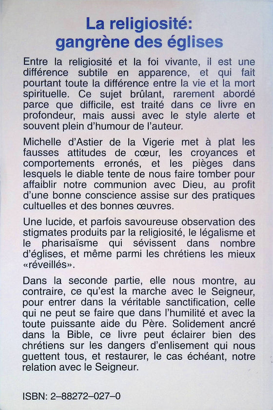 La religiosité : gangrène des églises