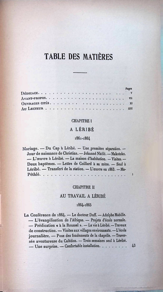 François Coillard : Missionnaire au Lessouto