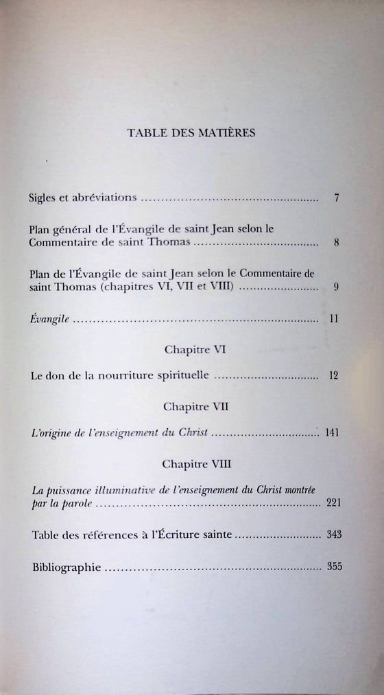 Commentaire sur l'Evangile de Saint Jean - vol.3