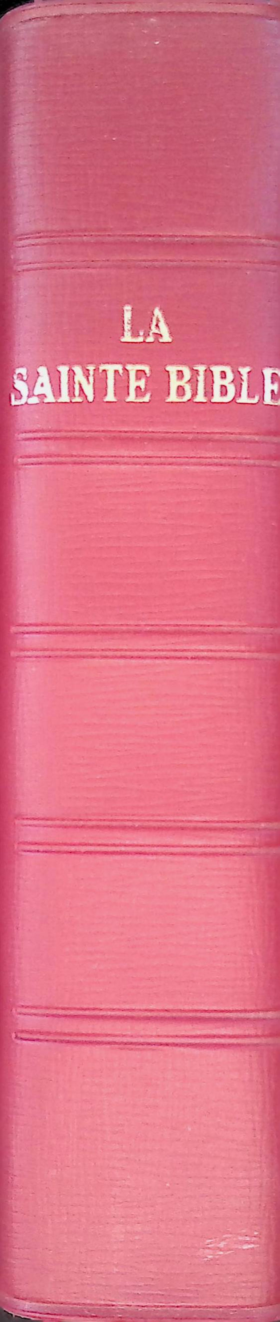 La Sainte Bible, Synodale 8ème édition, rigide, rouge