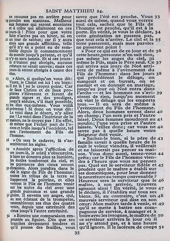 La Sainte Bible, Synodale 8ème édition, rigide, rouge