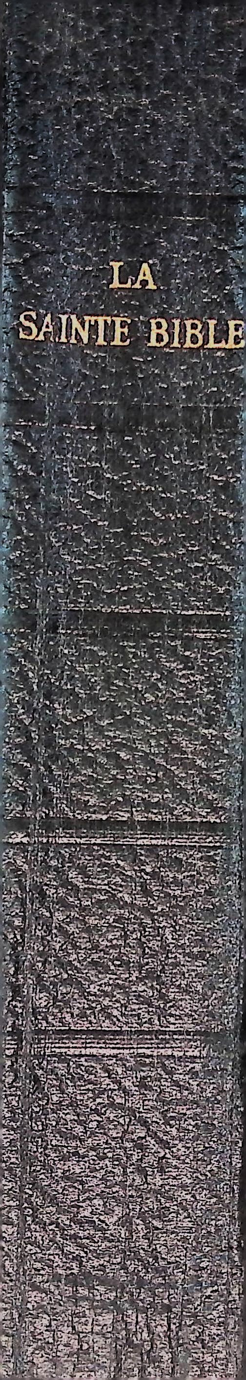 La Sainte Bible, Louis Segond, avec parallèles, simili-cuir, semi-rigide, noire