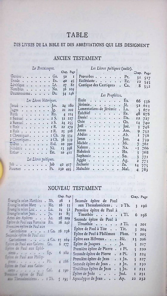 La Sainte Bible, Louis Segond, avec parallèles, simili-cuir, semi-rigide, noire