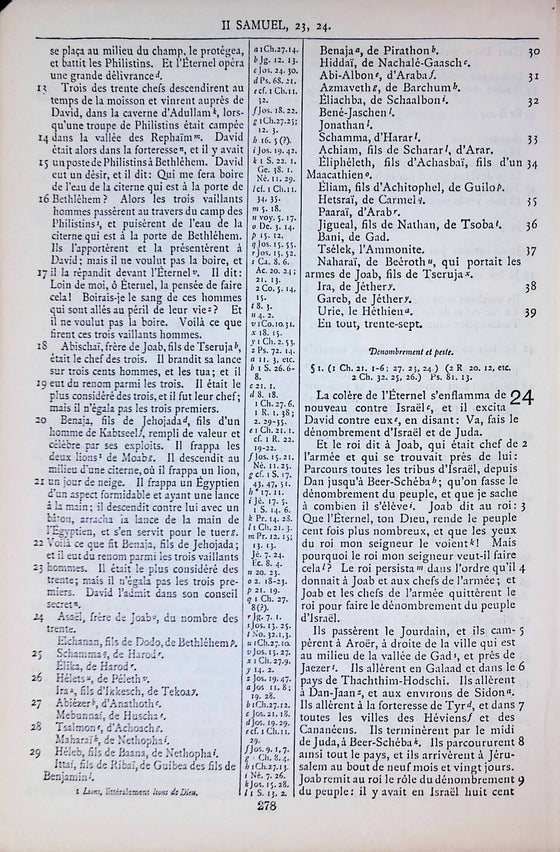 La Sainte Bible, Louis Segond, avec parallèles, simili-cuir, semi-rigide, noire