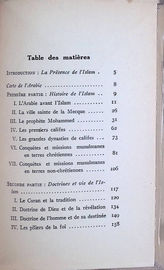 La présence de l'Islam