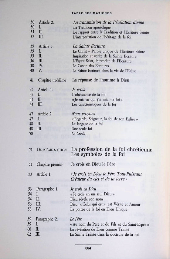 Catéchisme de l'église catholique