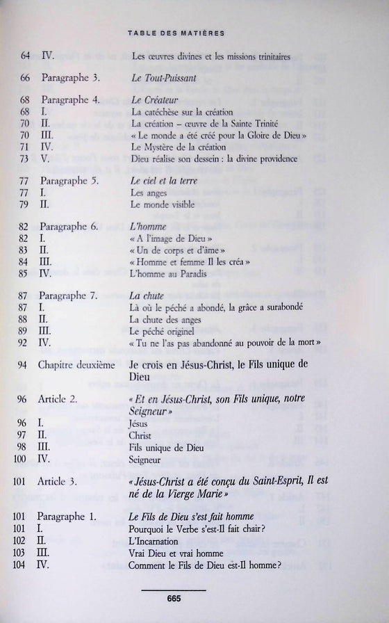 Catéchisme de l'église catholique