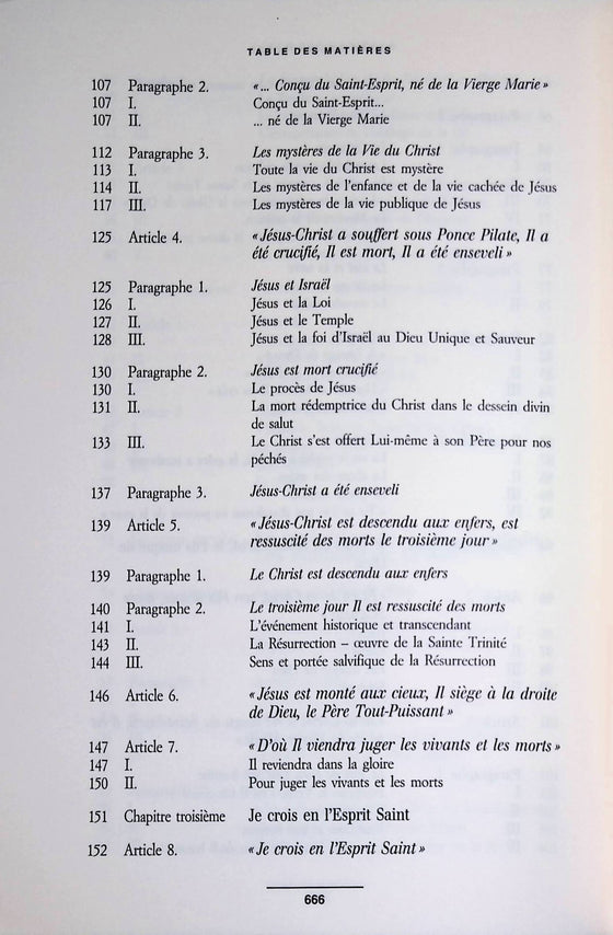 Catéchisme de l'église catholique