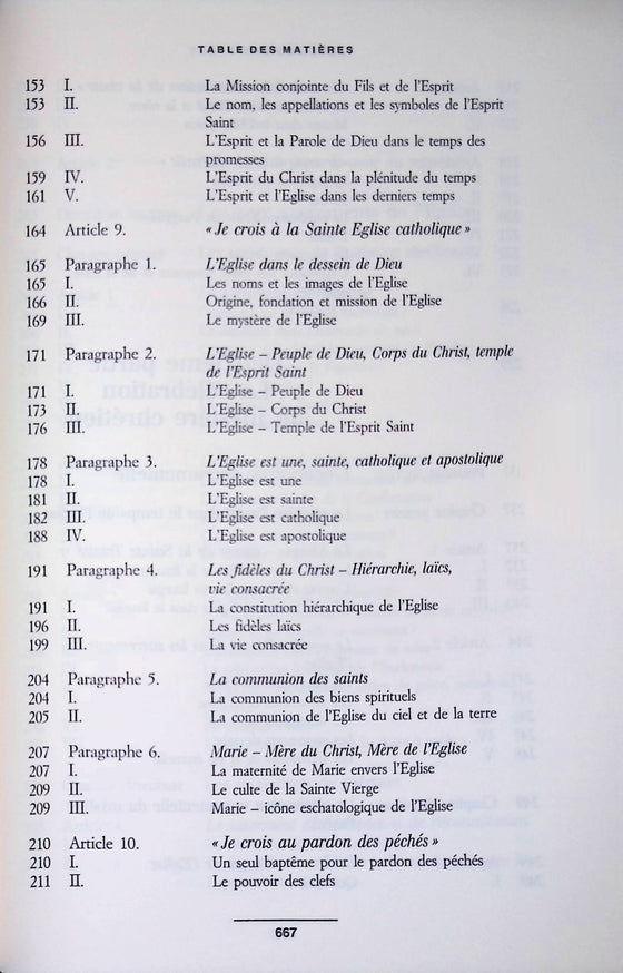 Catéchisme de l'église catholique
