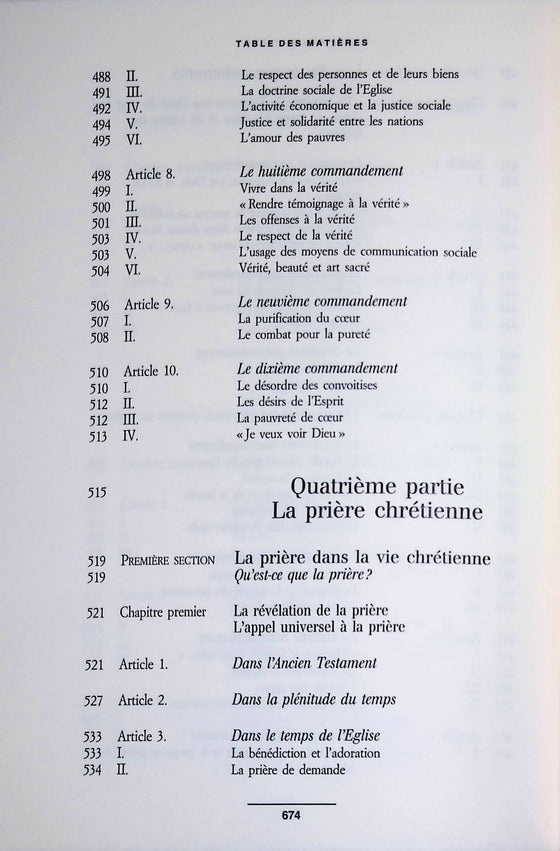 Catéchisme de l'église catholique