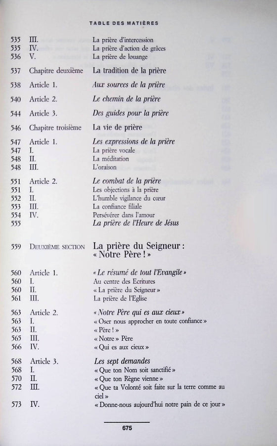 Catéchisme de l'église catholique