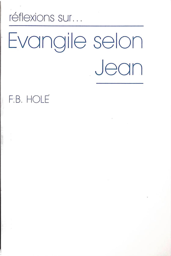 Réflexions sur…Évangile selon Jean