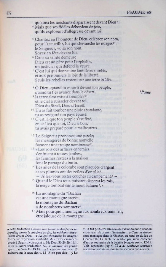 La Bible en français courant, couverture souple, marron, simili-cuir, avec rabat