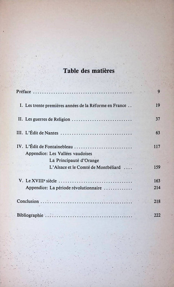 La révocation : Trois siècles de souffrances des protestants français sur l'ancien régime