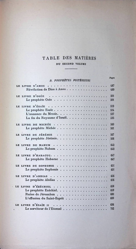 Les prophètes - Vol. 2 [WESTPHAL]