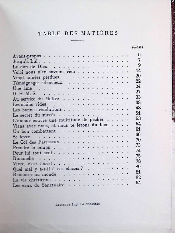 Jusqu'à Lui