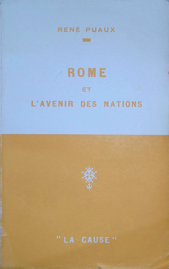 Rome et l'avenir des nations