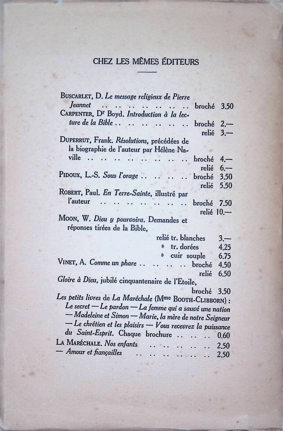 Ses dernières paroles