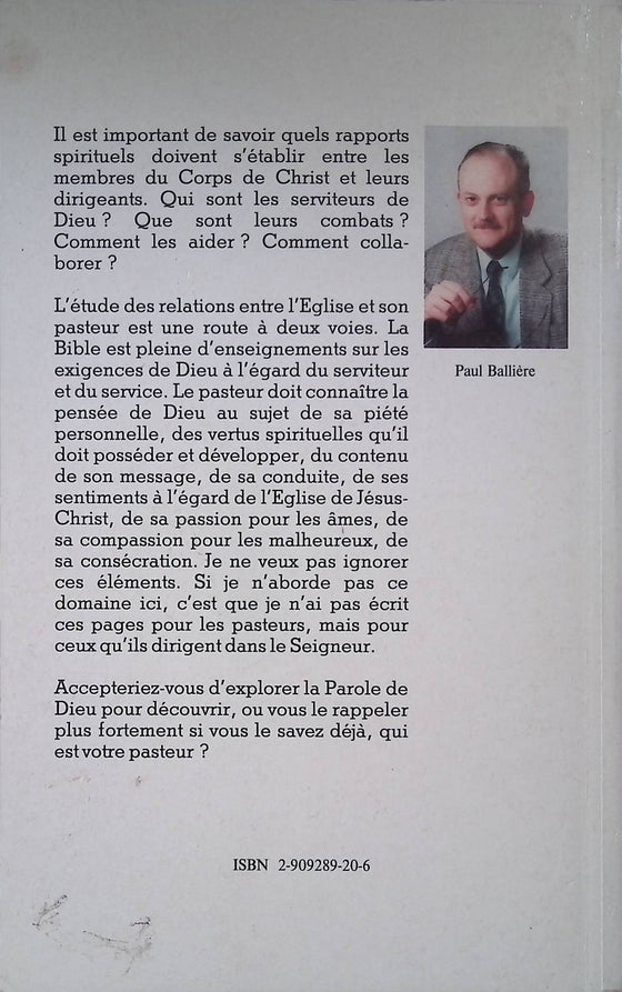 Mon pasteur côté cour, côté jardin