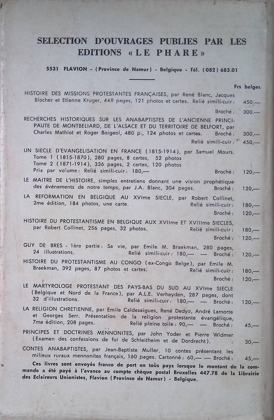 Histoire des missions protestantes françaises