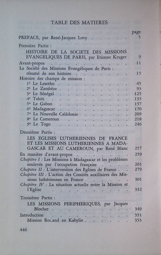 Histoire des missions protestantes françaises