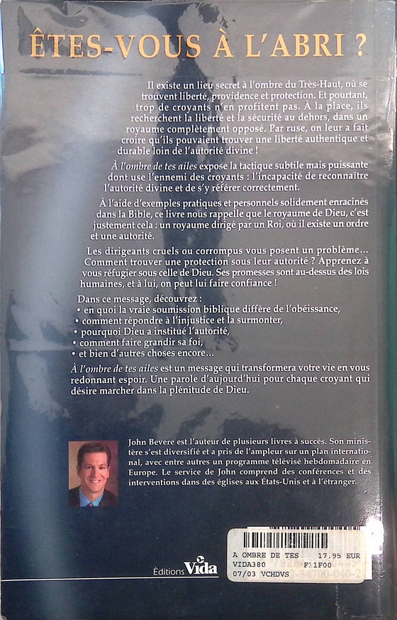 A l'ombre de tes ailes