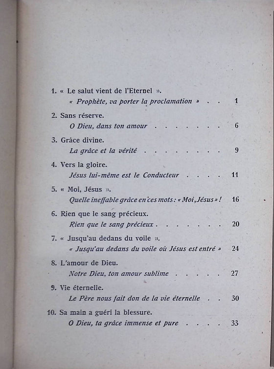 Notre thème : le sang précieux
