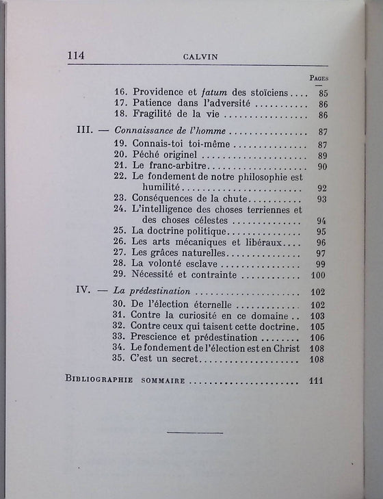 Calvin ("Philisophes")