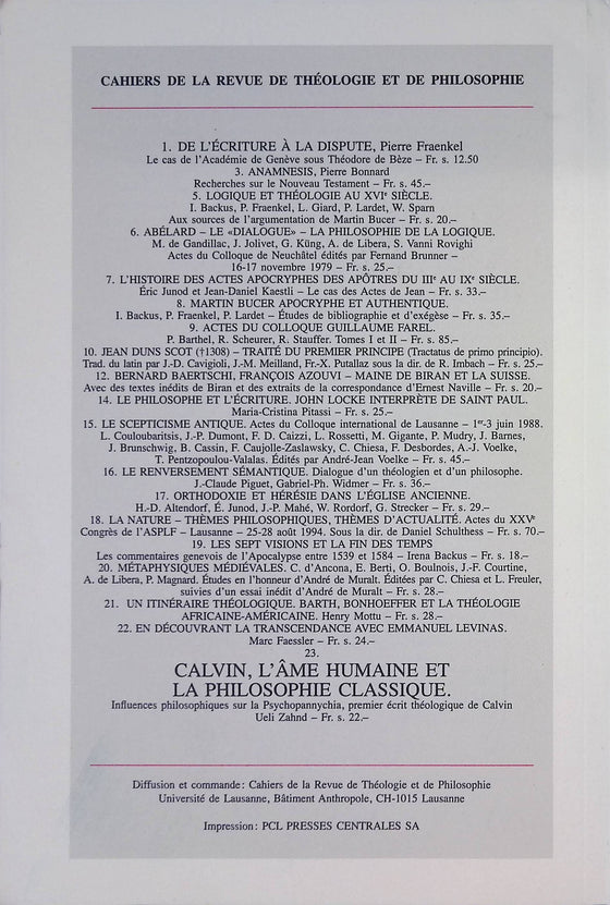 Revue de Théologie et de Philosophie Vol.147/2015_IV