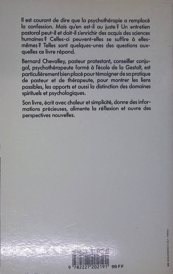 Meurs et deviens - Psychothérapie et entretien pastoral