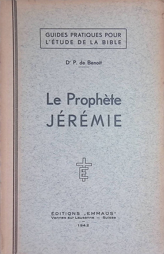Le Prophète Jérémie [PdB]