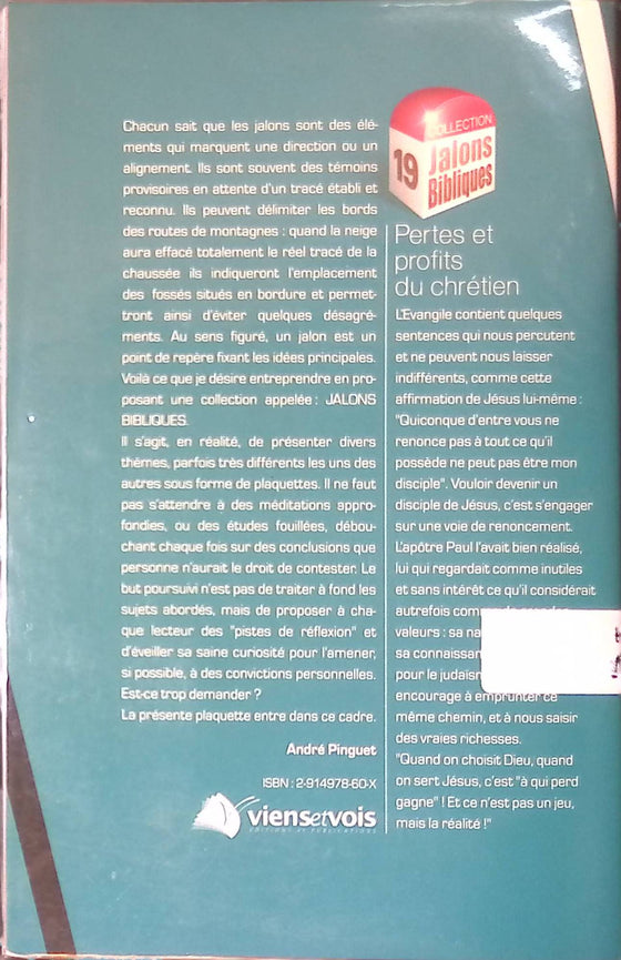 Pertes et profits du chrétien