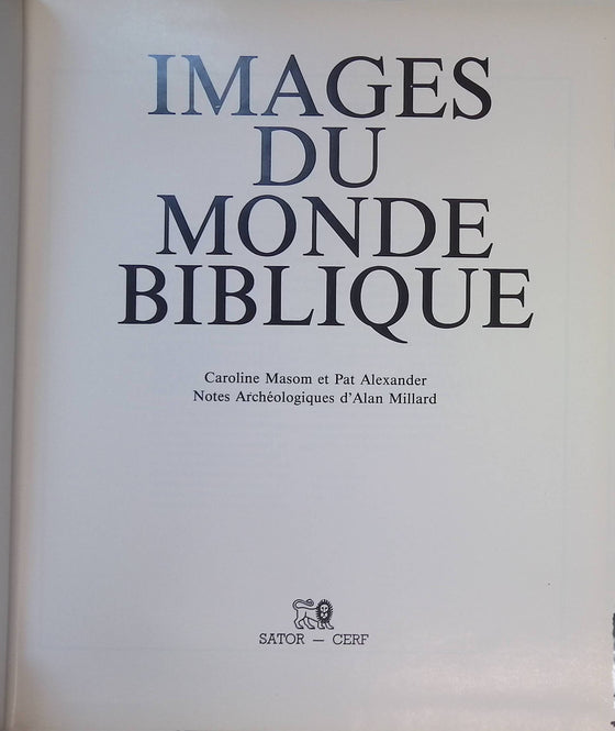 Images du monde biblique